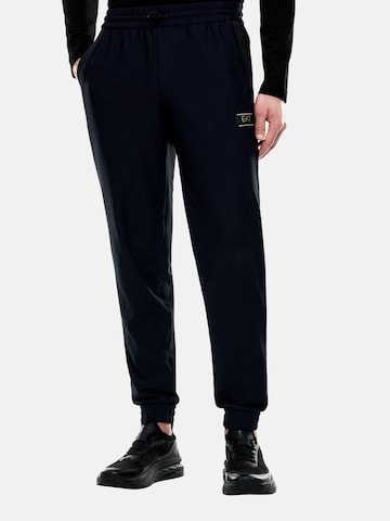 EA7 Emporio Armani Normalny krój Spodnie outdoor w kolorze niebieski: przód