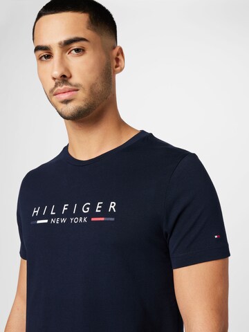 TOMMY HILFIGER Póló 'New York' - kék