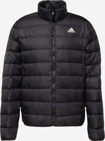 ADIDAS SPORTSWEAR Спортивная куртка 'Essentials' в Черный: спереди
