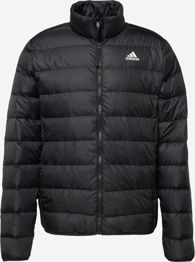 ADIDAS SPORTSWEAR Спортивная куртка 'Essentials' в Черный / Белый, Обзор товара