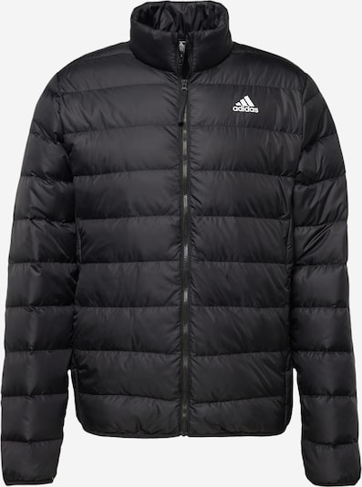 ADIDAS SPORTSWEAR Veste de sport 'Essentials' en noir / blanc, Vue avec produit