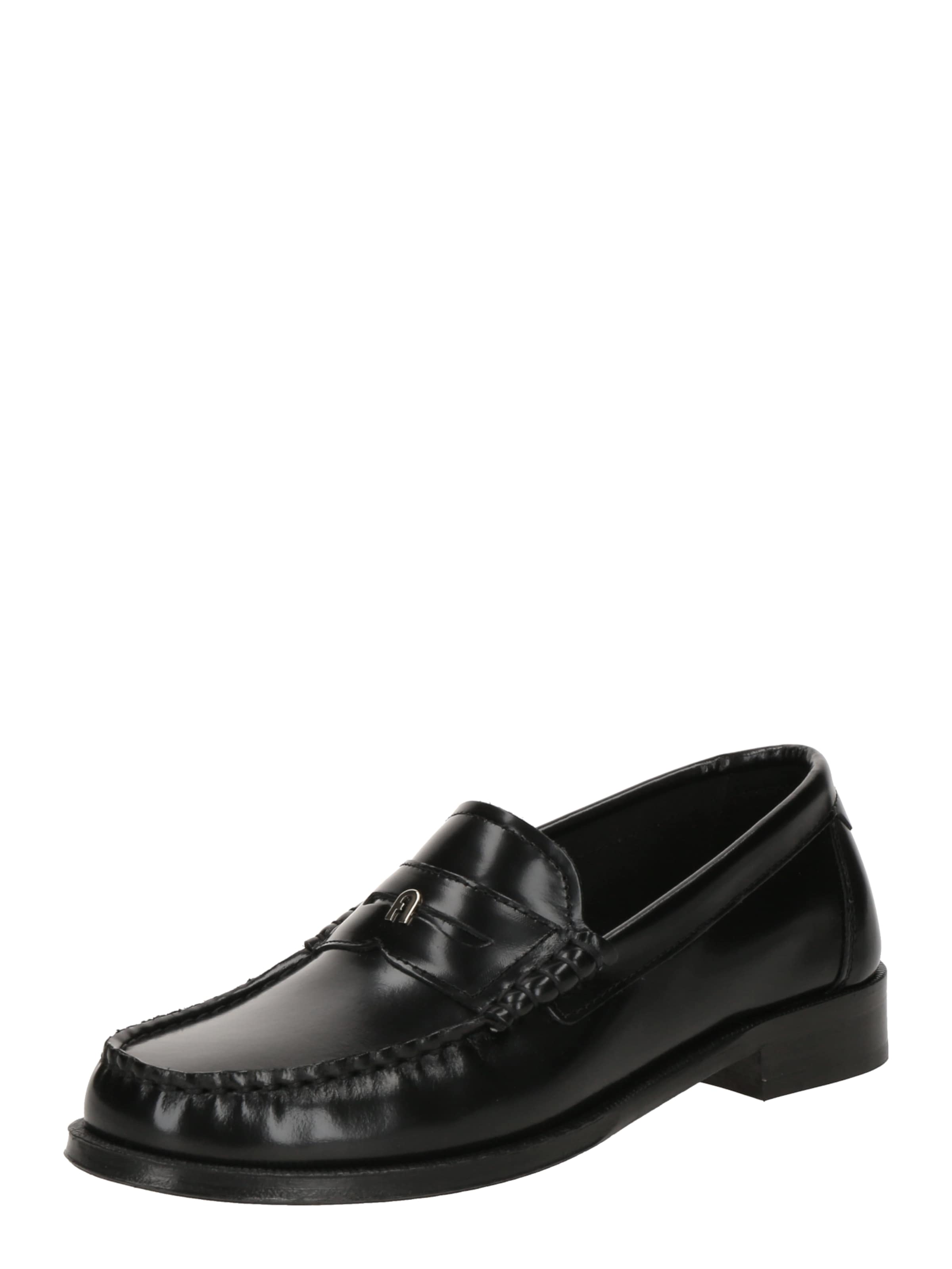 FURLA Mokasyny w kolorze czarny: przód