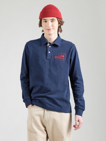 La Martina Poloshirt in Blau: Vorderseite