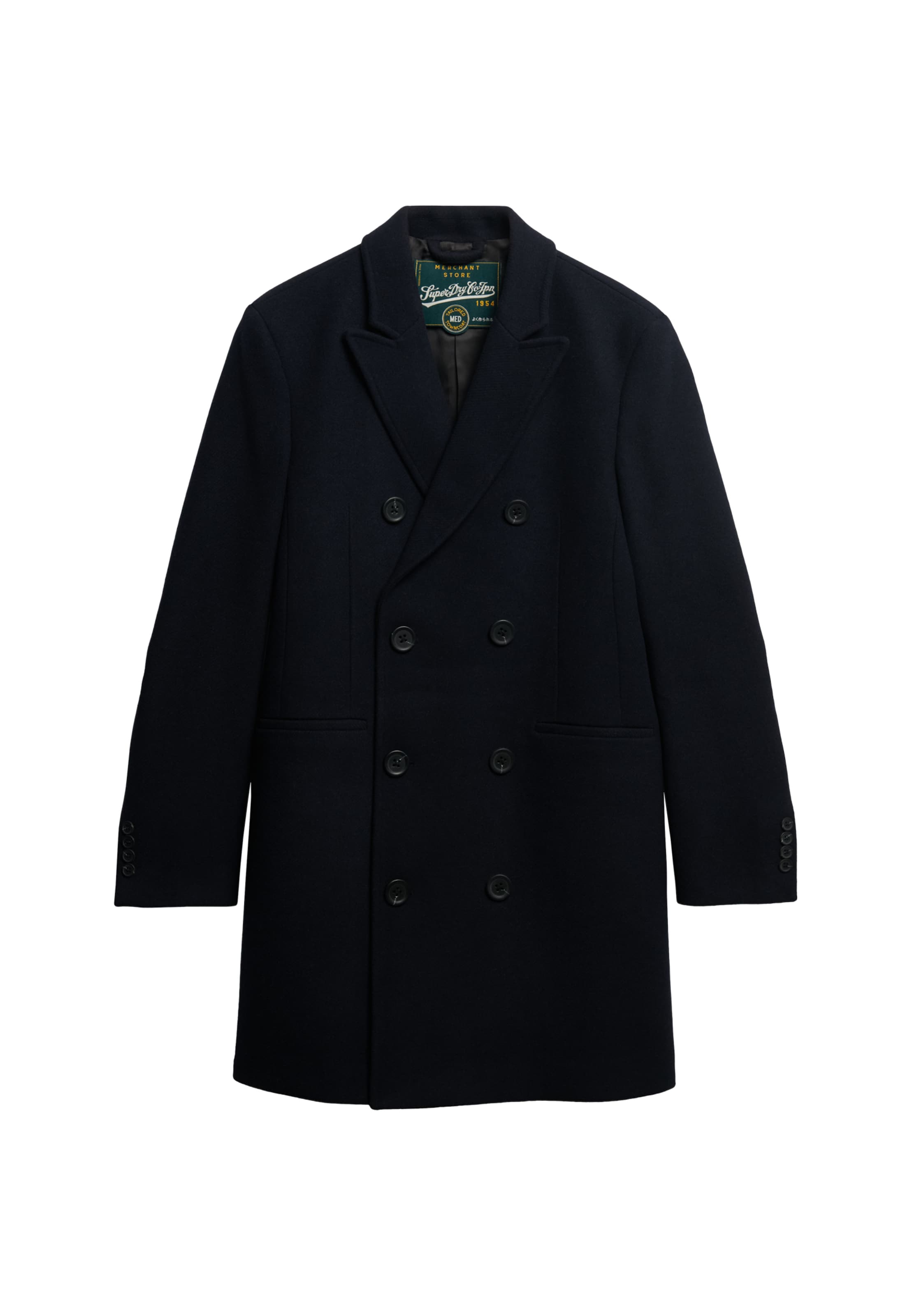 Manteau mi-saison 'Merchant Town' Superdry & Co en bleu : devant