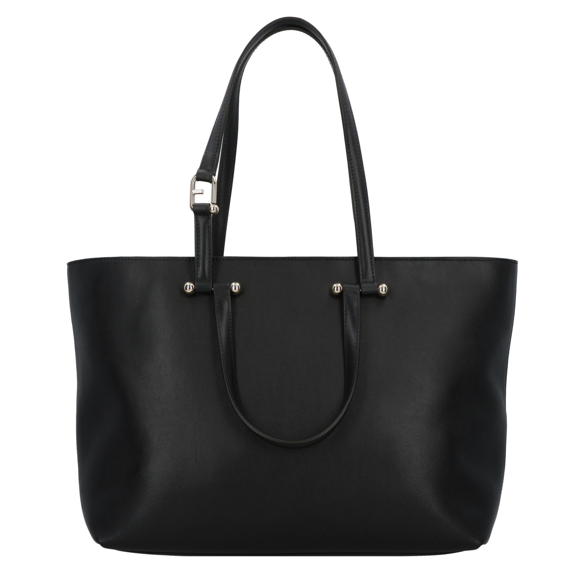 FURLA Shopper 'Duetto' in Black: front