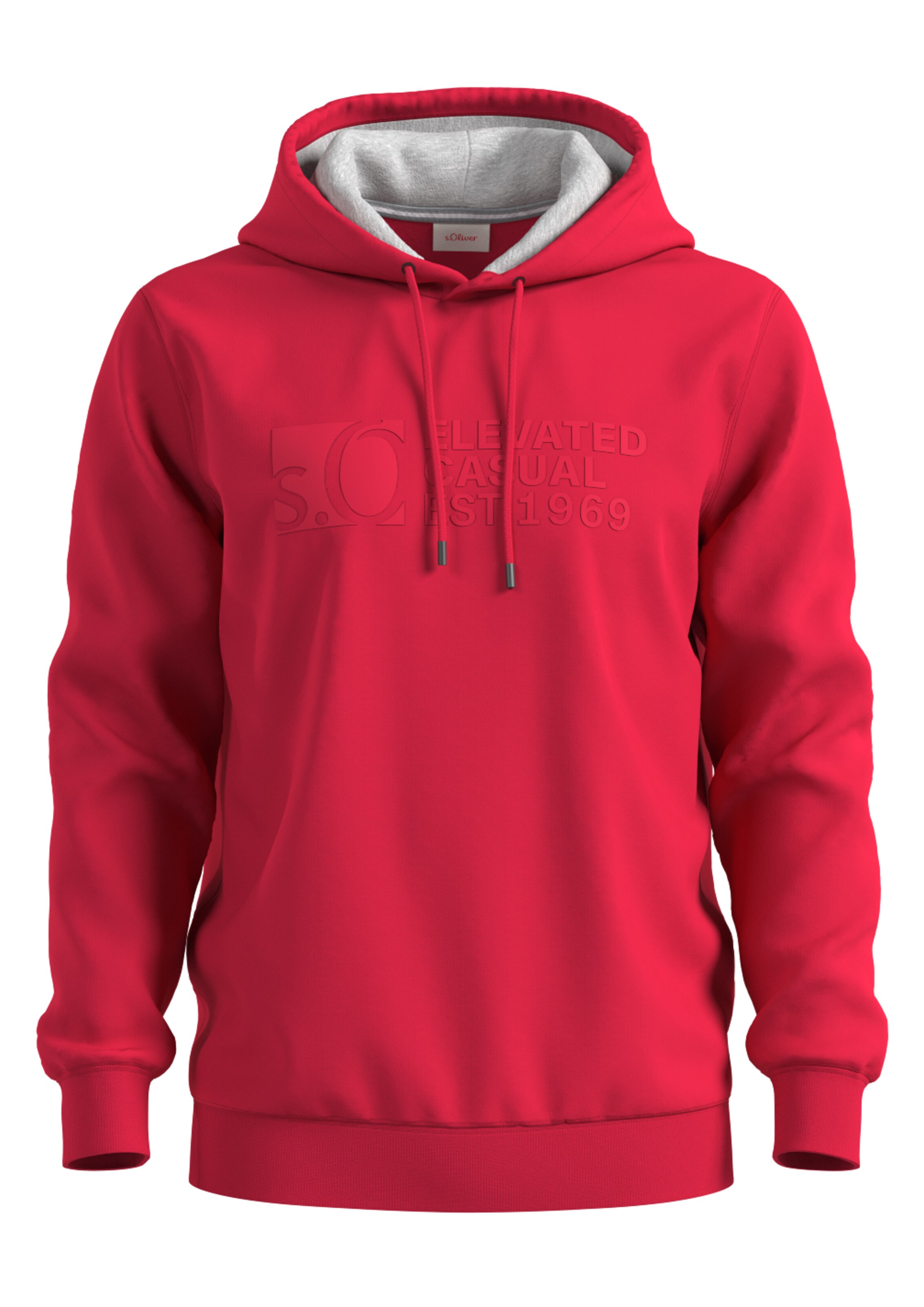 Sweat-shirt s.Oliver en rouge : devant