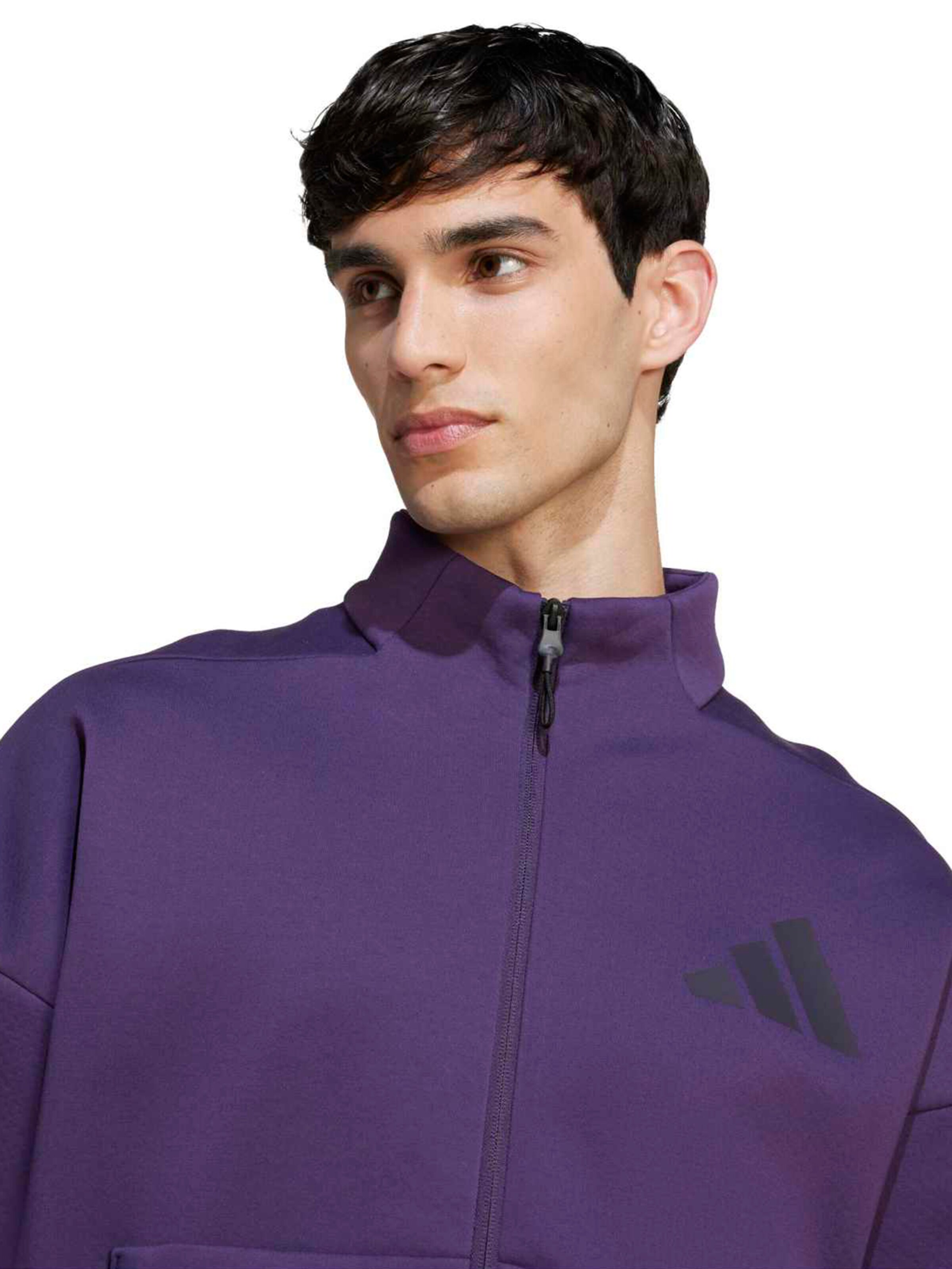 ADIDAS SPORTSWEAR - Casaco de treino em moletão 'Z.N.E.' em roxo