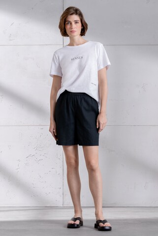 SENSES.THE LABEL Regular Pants in Black