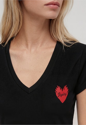 T-shirt REPLAY en noir