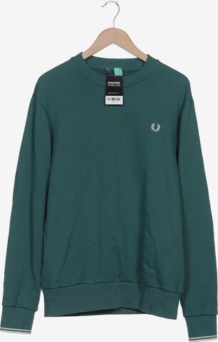 Fred Perry Sweatshirt & Zip-Up Hoodie in XL in Green: front