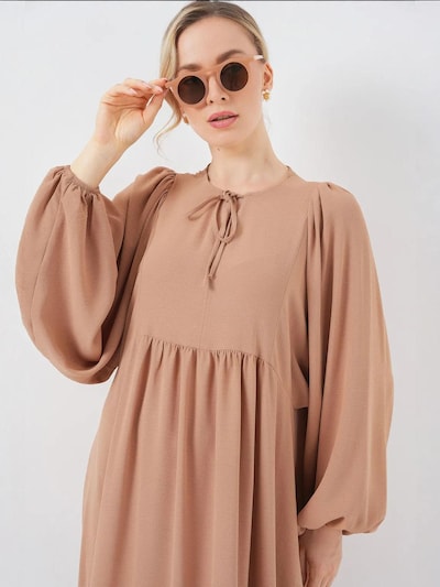 Bigdart Robe en camel, Vue avec produit