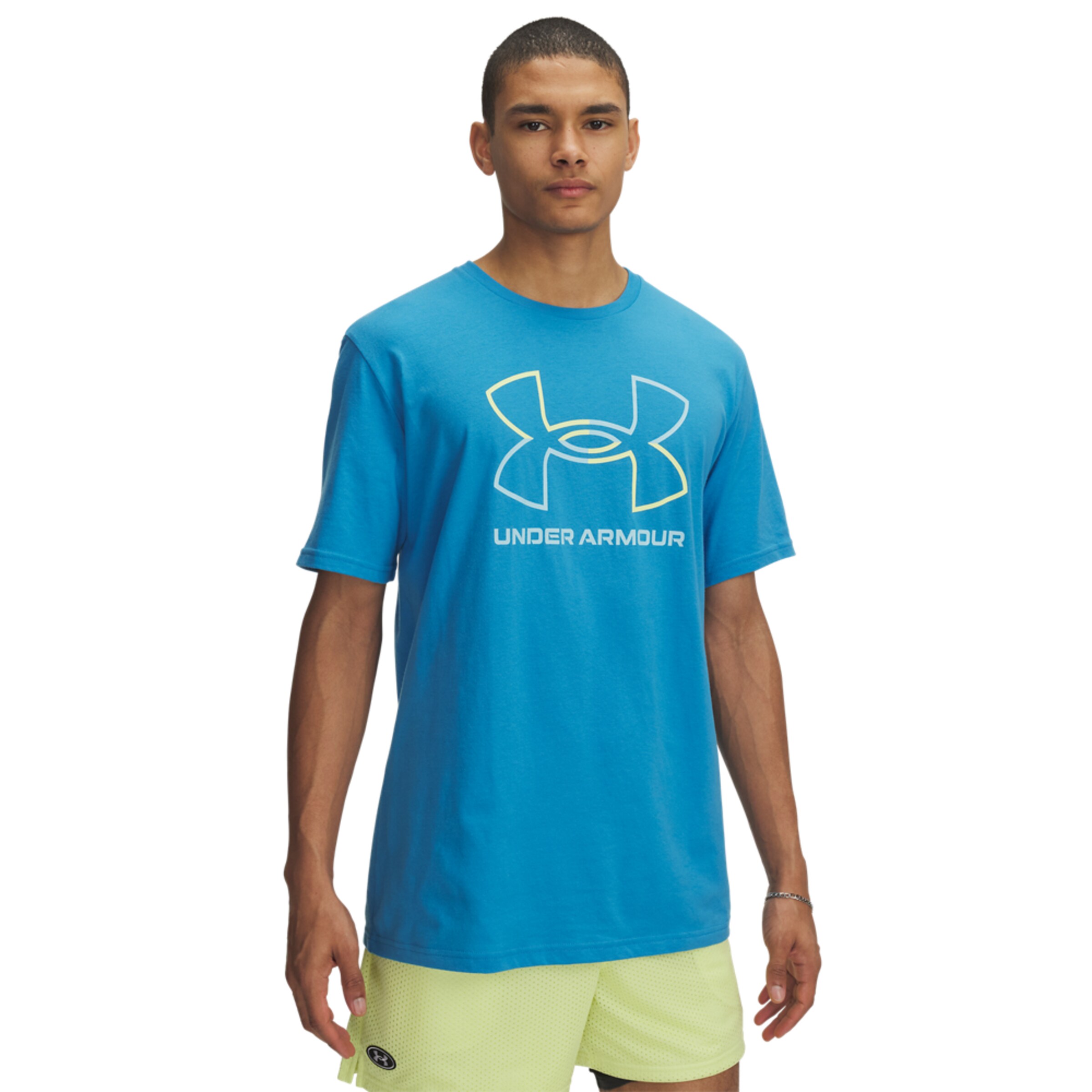 UNDER ARMOUR Funktionsshirt 'Foundation' in Blau: Vorderseite
