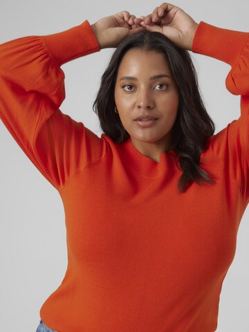 Vero Moda Curve Sweater in Orange