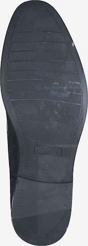 s.Oliver Δετό παπούτσι σε μαύρο
