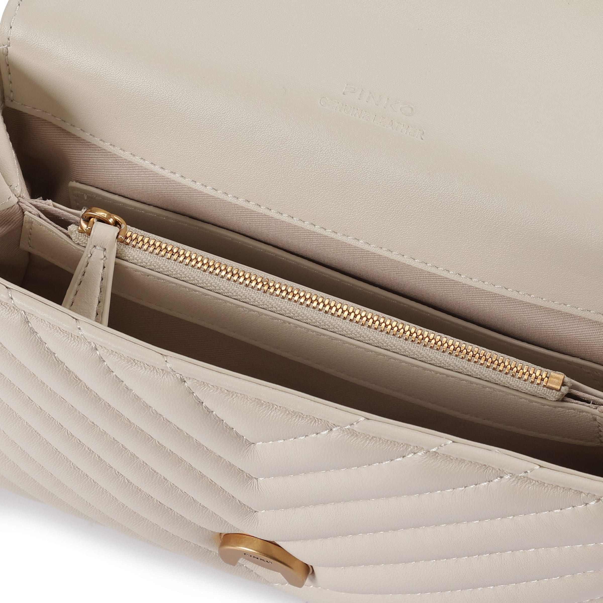 PINKO Handtasche 'Love Lady' in Weiß