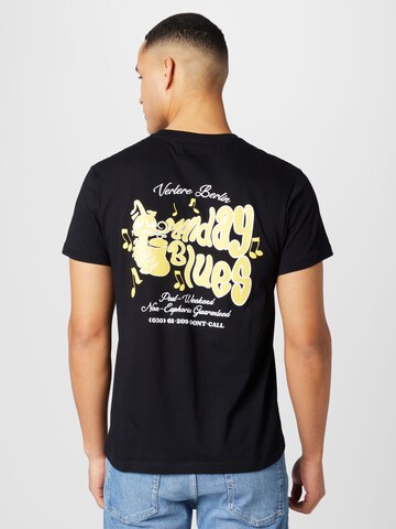 Vertere Berlin T-Shirt 'SAXOPHONE' in Schwarz: Vorderseite