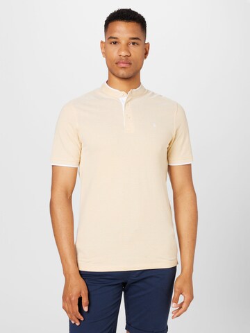 JACK & JONES T-shirt 'PAULOS' i gul: framsida