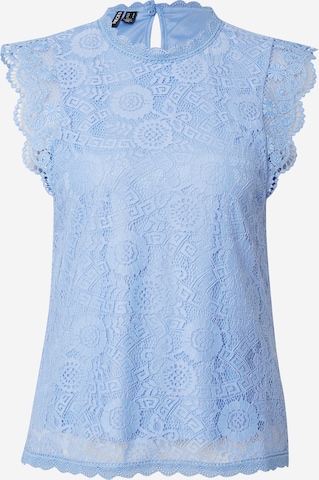 PIECES Blouse 'Olline' in Blauw: voorkant