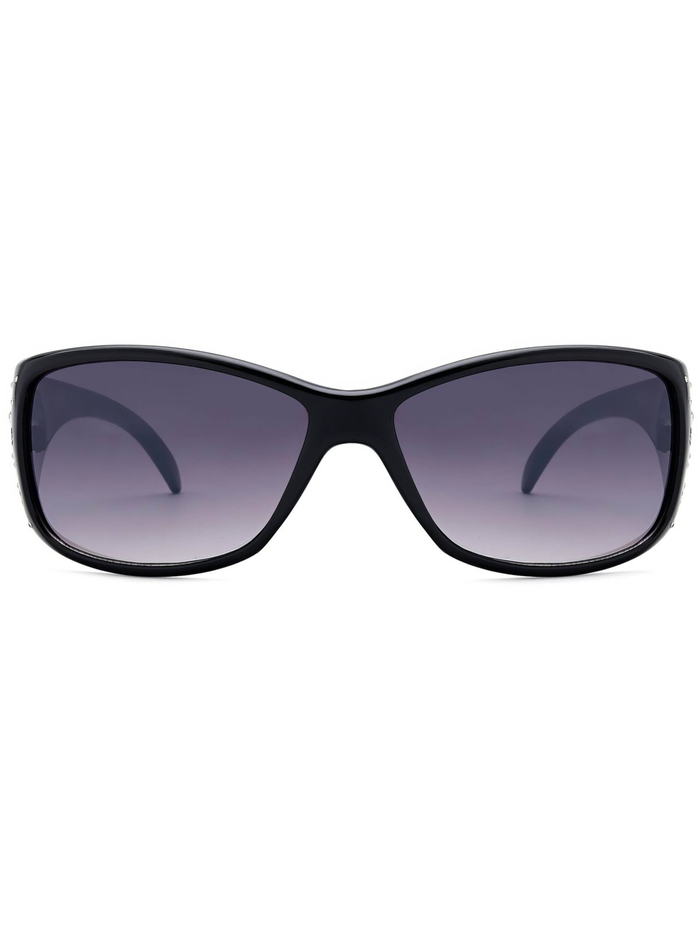 styleBREAKER Sonnenbrille 'Sonnenbrille Schmetterlingsform mit Strass am Bügel'‌‌‌‌ in Grau