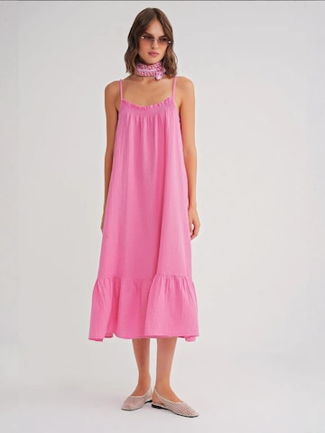 MixRay Jurk in Roze: voorkant