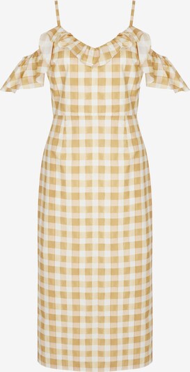 Aligne Robe d’été 'Curdah' en jaune / jaune d'or / blanc, Vue avec produit