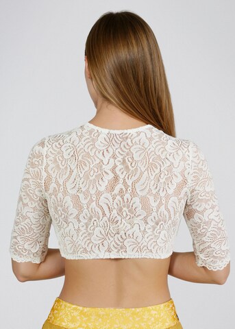 SPIETH & WENSKY Traditional blouse 'Ansbach' in White