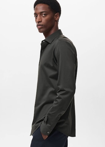 MANGO MAN Regular fit Button Up Shirt 'Adana' in Green