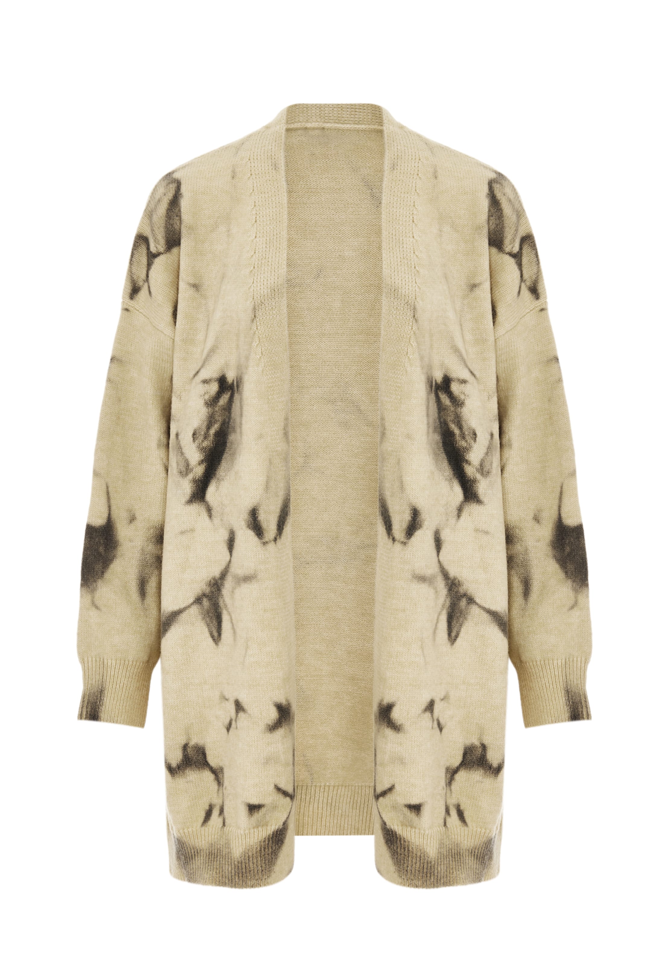 NAEMI - Casaco de malha em bege: frente