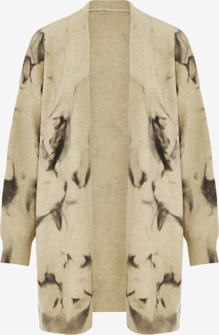 NAEMI - Casaco de malha em bege: frente