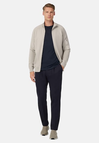 Boggi Milano Regular Bandplooibroek 'B Tech' in Blauw