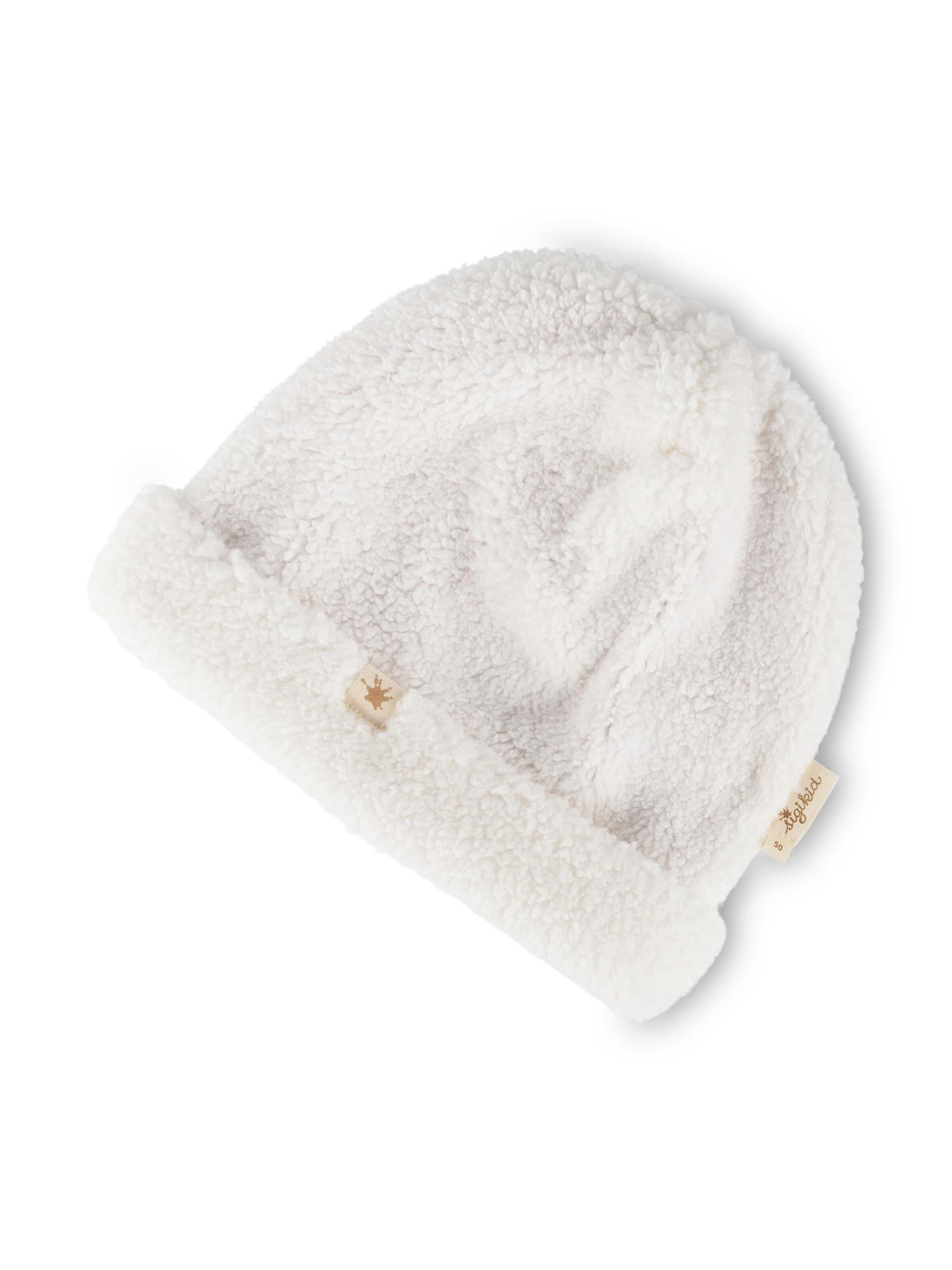 SIGIKID Beanie 'Teddy-Mütze crazy lama' in White: front