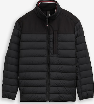 Veste mi-saison TOM TAILOR Men + en noir : devant