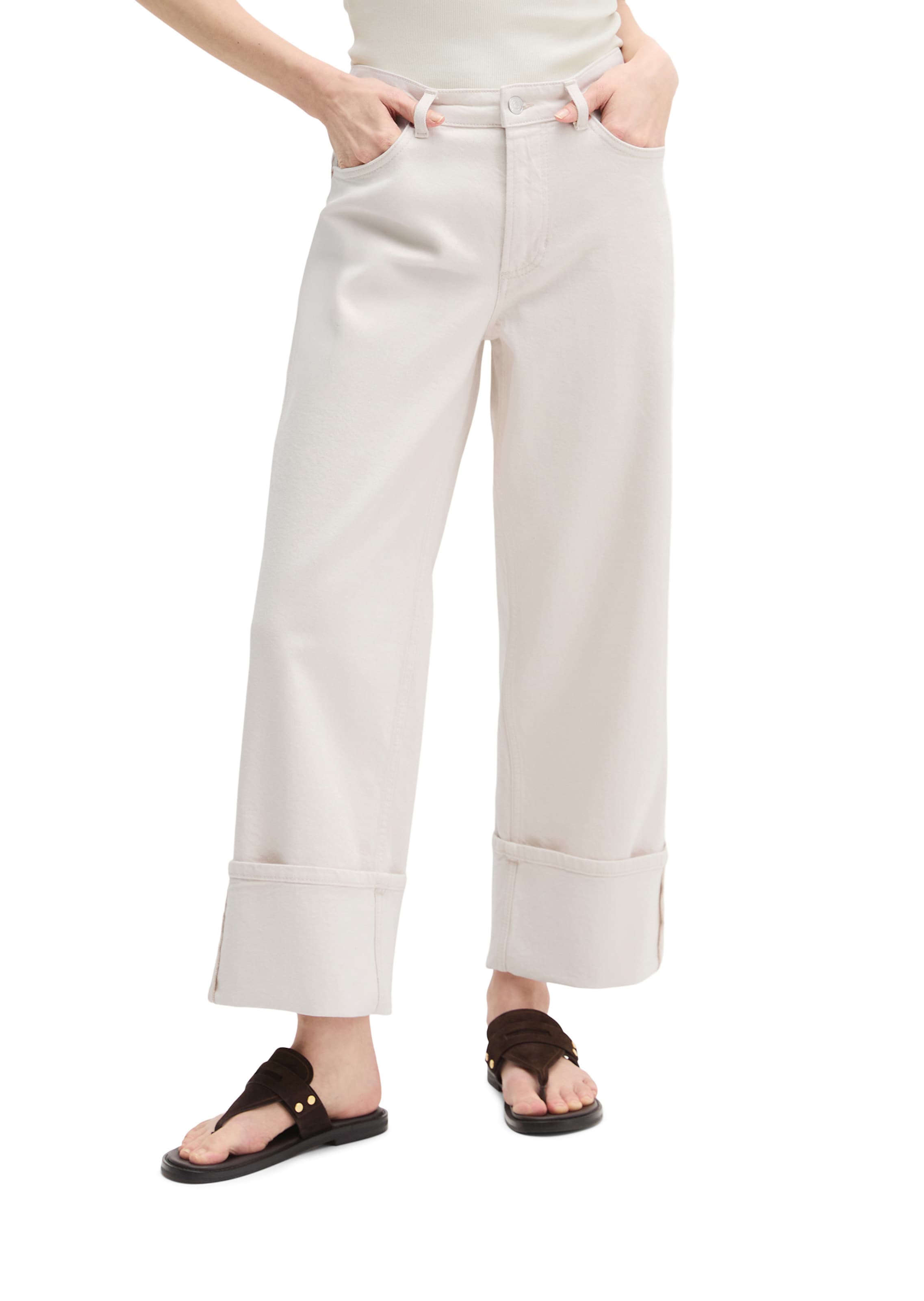 Marc O'Polo Loosefit Jeans in Weiß