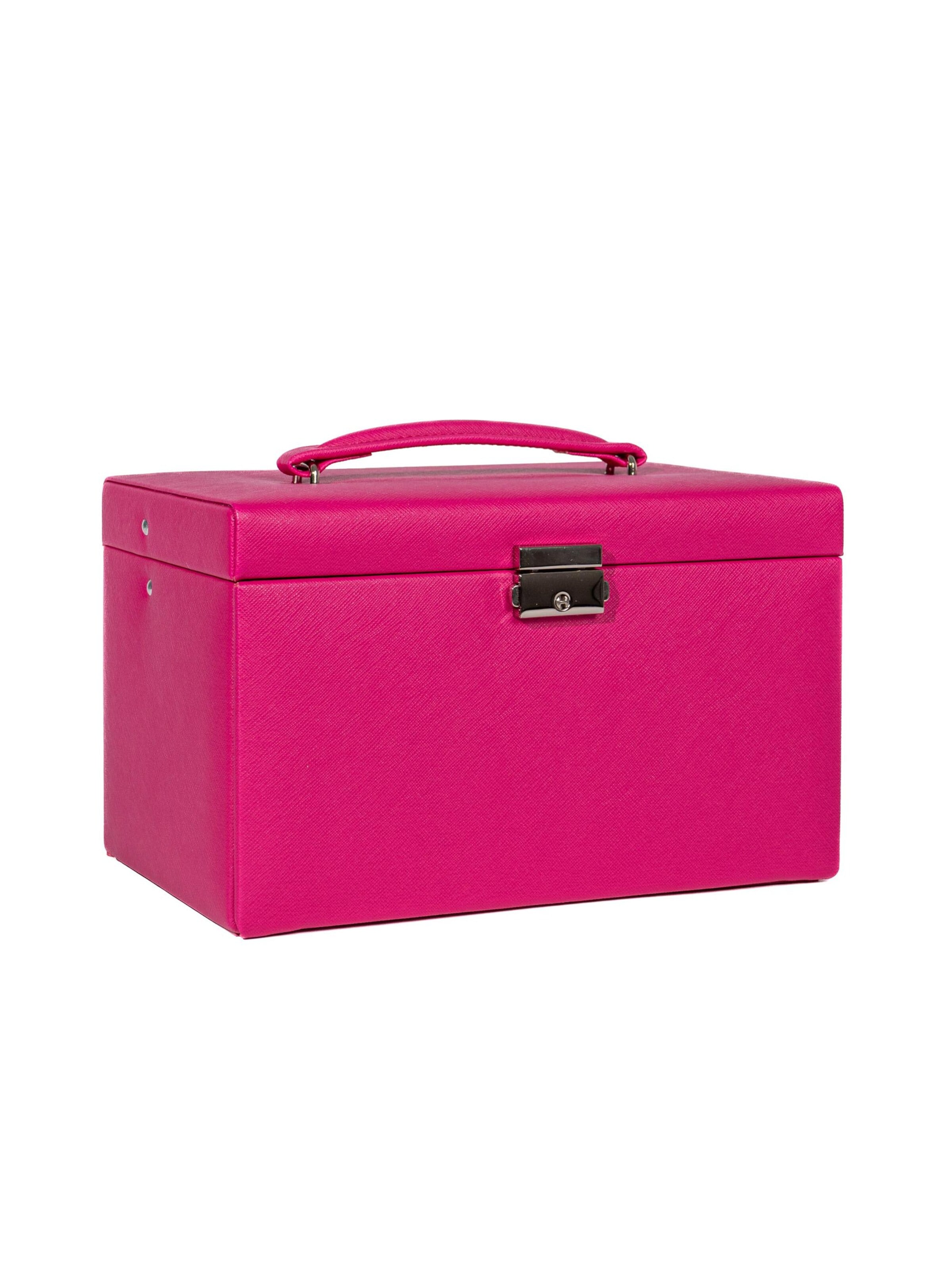 Boîte à bijoux 'JOLIE Schmuckkästchen - Kreuznarben Optik' Friedrich23 en rose