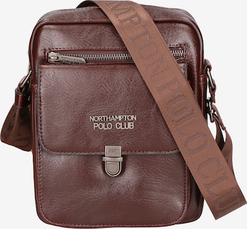 Messenger Northampton Polo Club en marron : devant