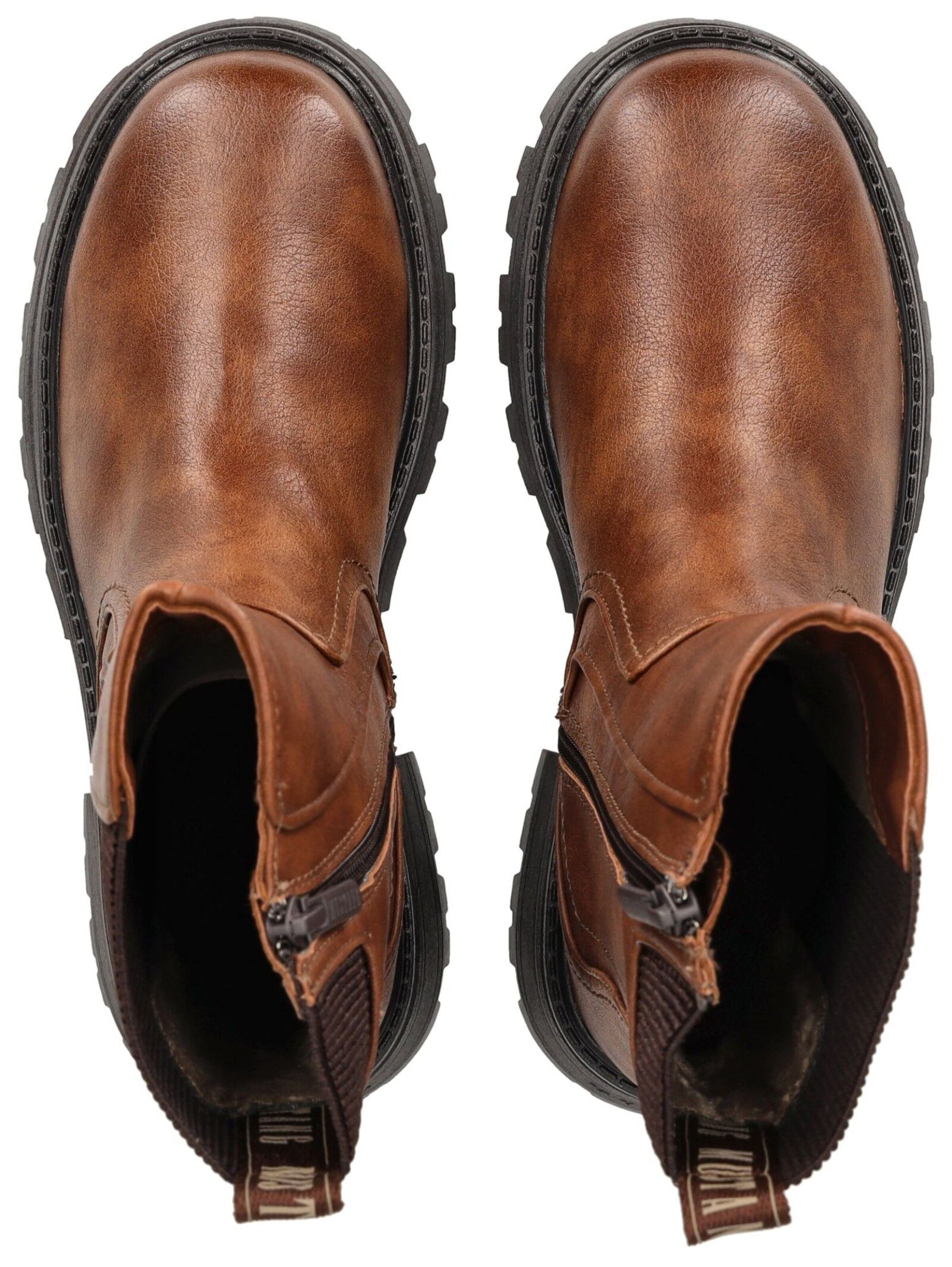 MUSTANG Μποτάκι σε καφέ