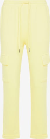 usha BLUE LABEL Regular Cargo Pants in Yellow: front