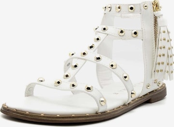KAMMI Sandals 'Soft' in White: front