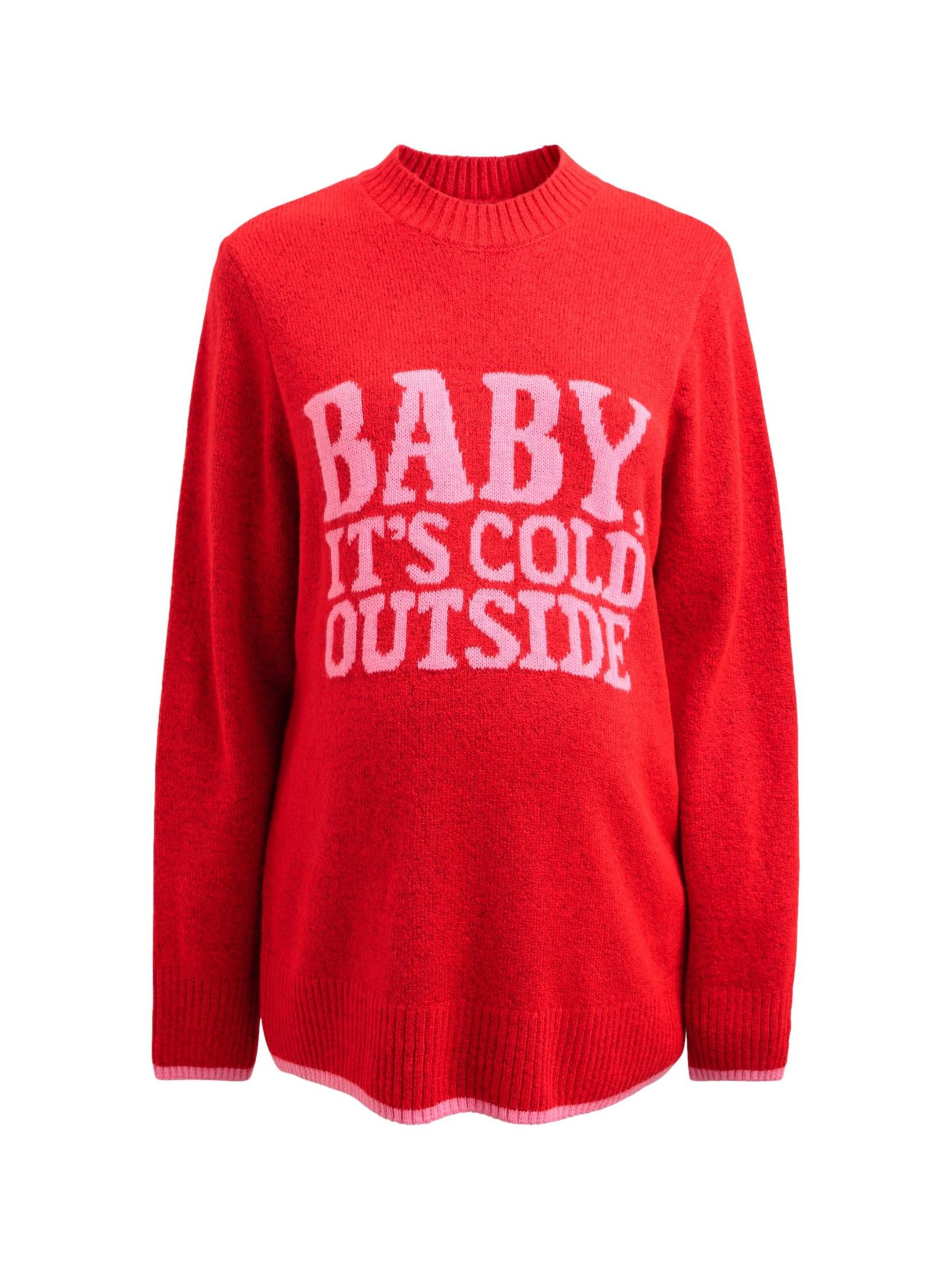 Next Sveter - Červená: predná strana