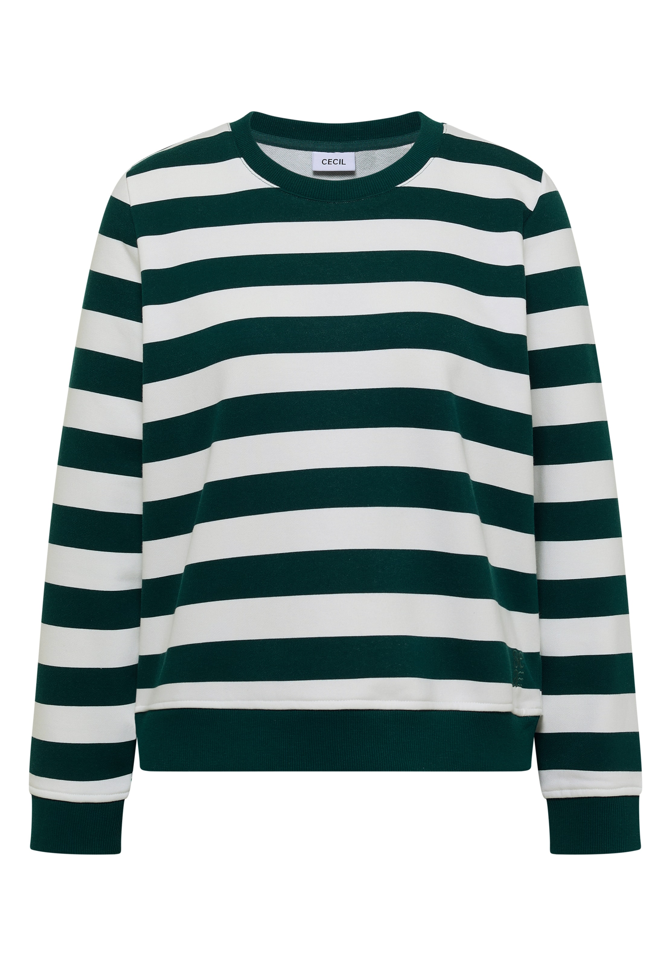 CECIL Sweatshirt in XXXL in Dark green, Item view