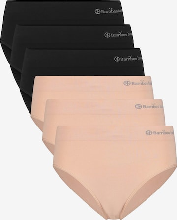 Slip Bamboo basics en beige : devant
