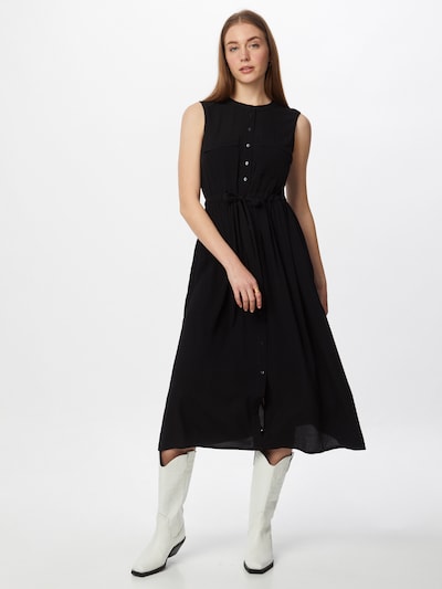 Rochie tip bluză TOM TAILOR DENIM pe negru, Vizualizare model