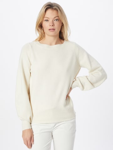 VERO MODA Tröja 'BRILLIANT' i beige: framsida