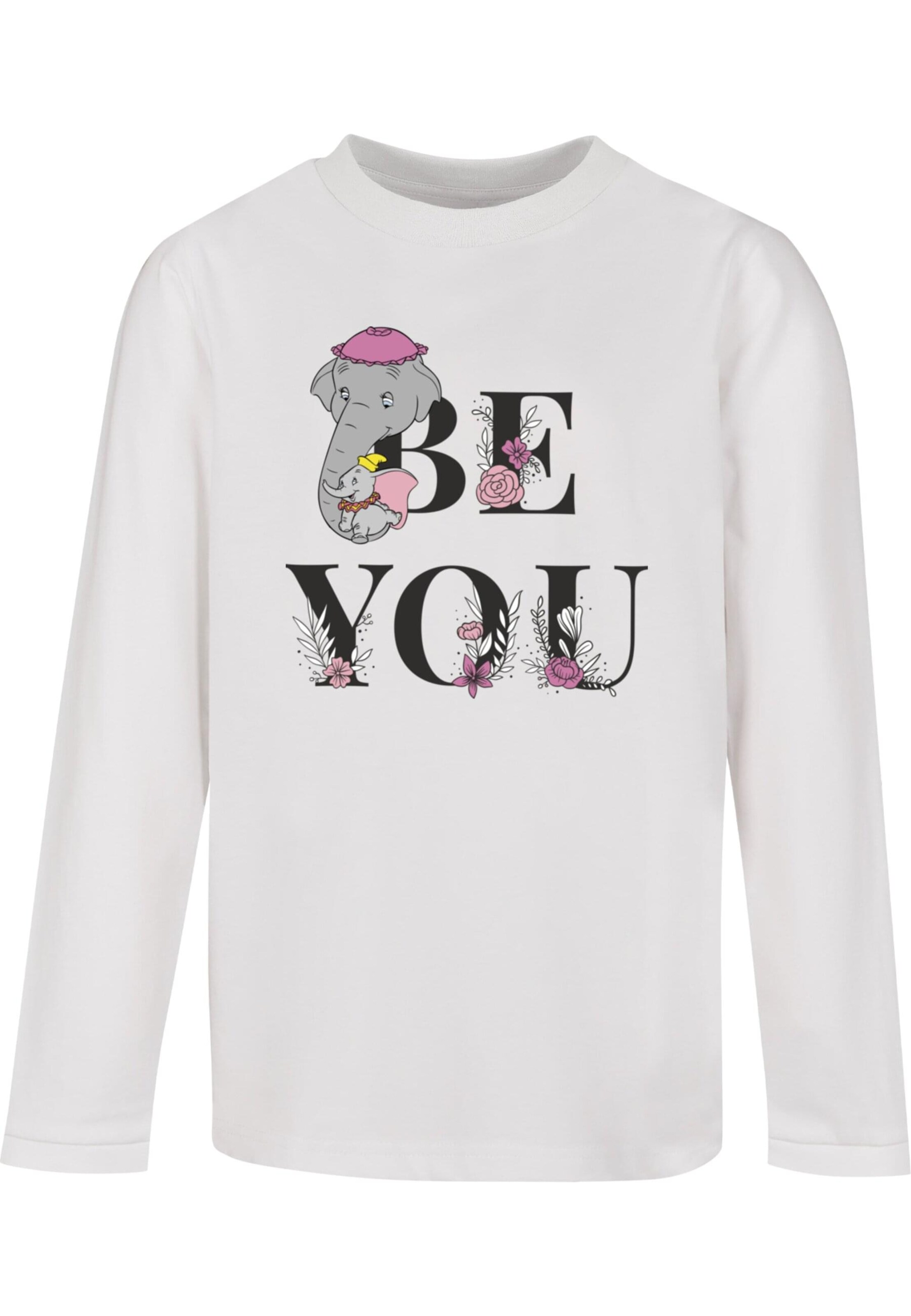 Maglietta 'Disney Classic - Dumbo Be You' di ABSOLUTE CULT in bianco: frontale