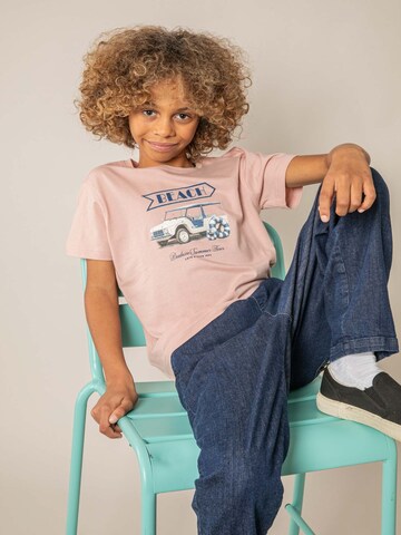 T-Shirt 'Beachway' Deeluxe en rose