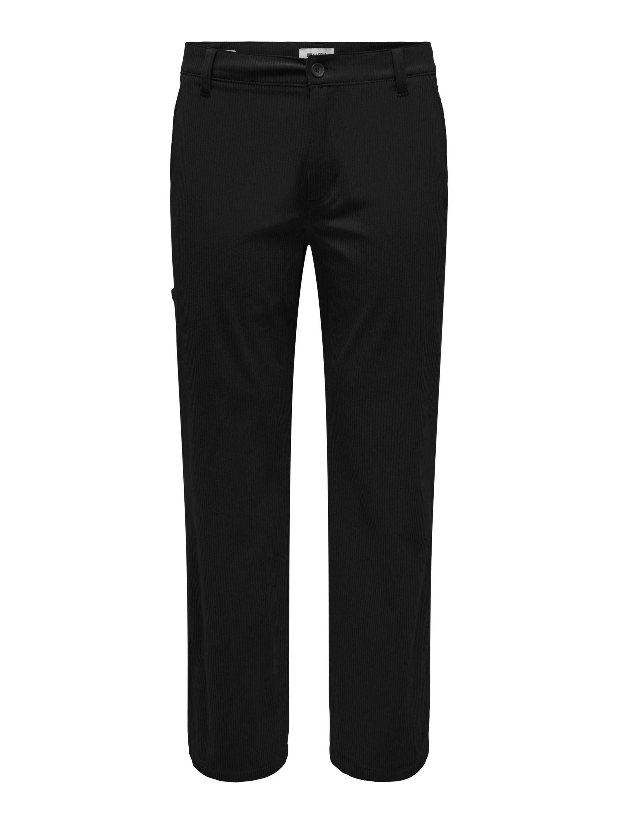 Pantaloni di Only & Sons in nero: frontale