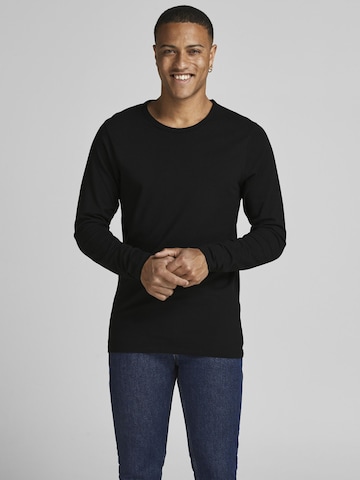 T-Shirt 'JJ' JACK & JONES en noir : devant