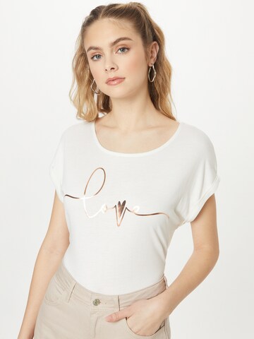 T-shirt 'Mona' ABOUT YOU en blanc : devant