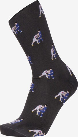 Chaussettes de sport Copa en noir : devant