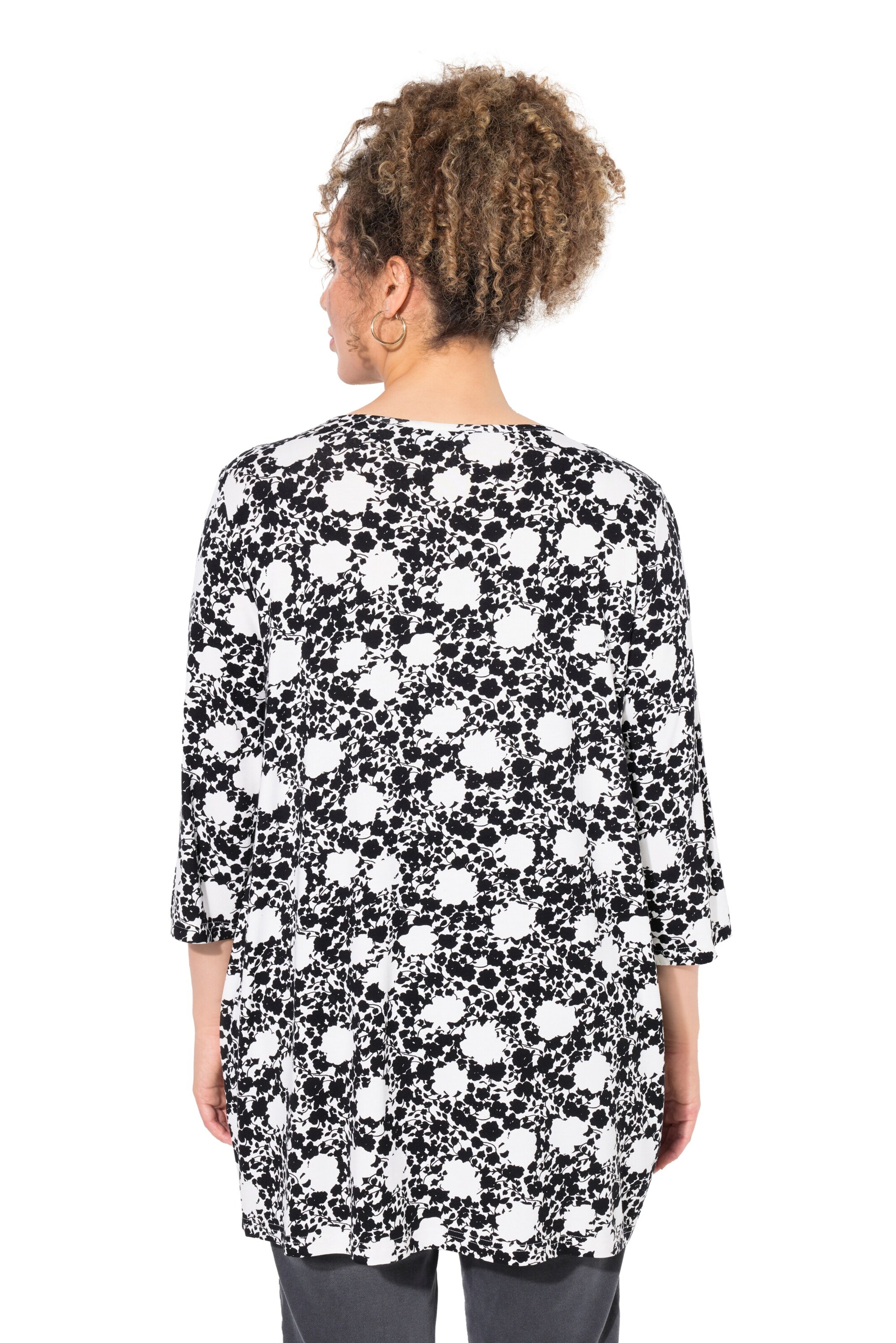 Ulla Popken Shirt in Zwart